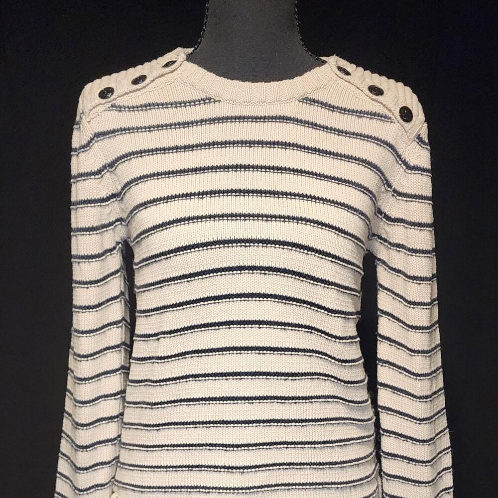 Maison Scotch Amsterdam Blauw small women's knit sweater